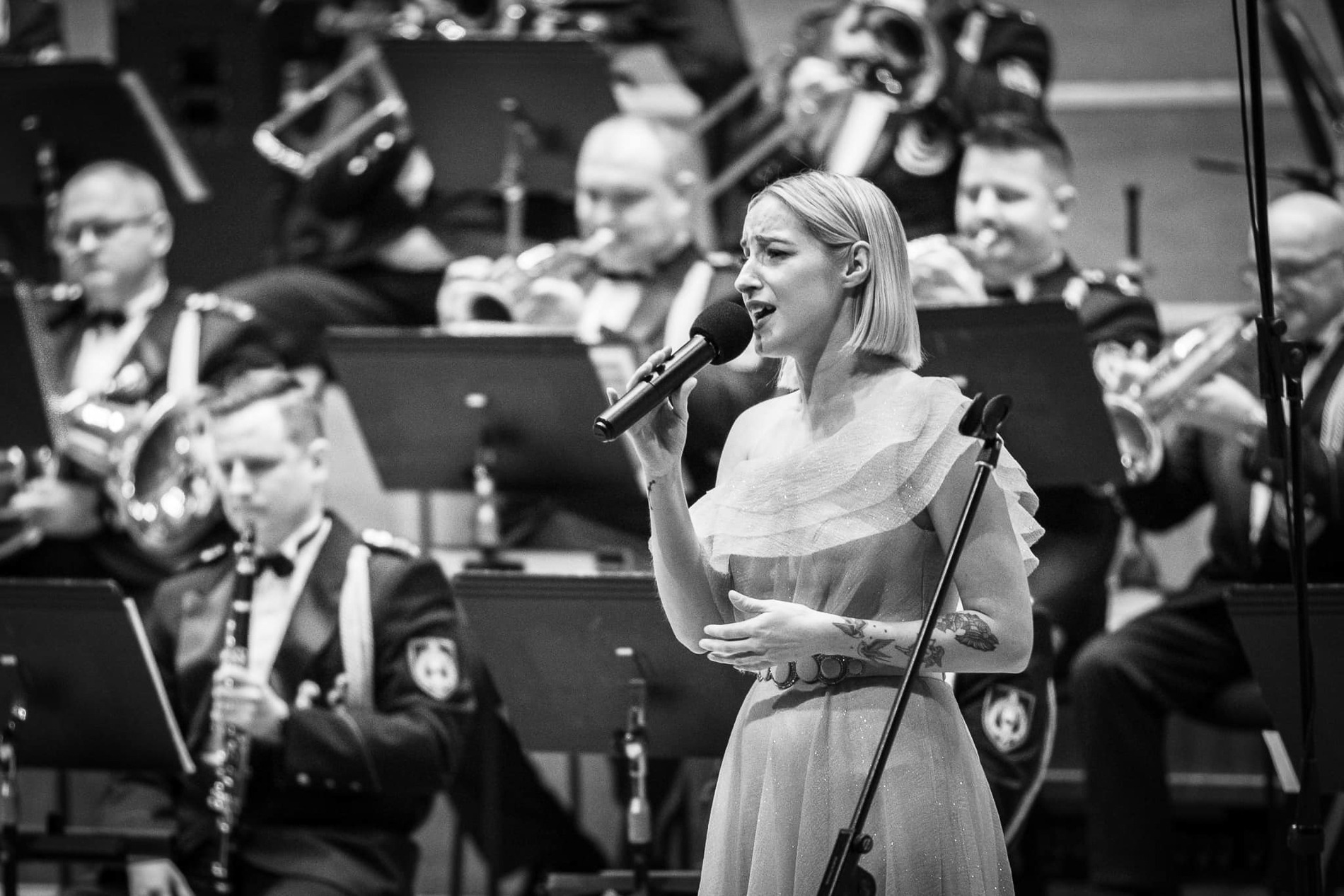 Lenka Piešová na koncerte s orchestrom